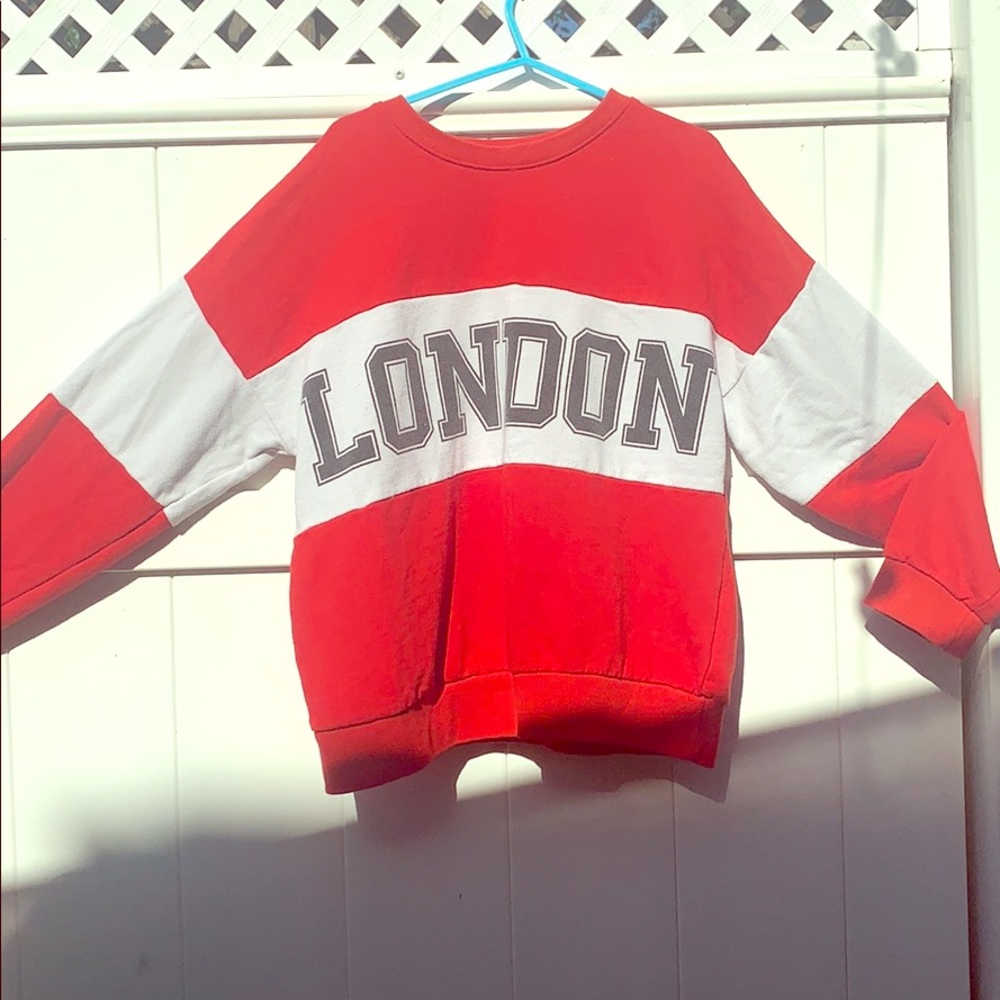 a cute sweater that has been worn once